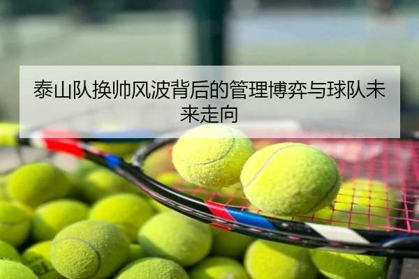 泰山队换帅风波背后的管理博弈与球队未来走向